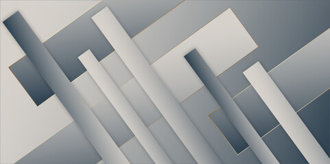 Fototapeta premium Abstract gray modern background with grey on light silver modern design. design for brochure, website, flyer. Geometric gray wallpaper for certificate, presentation, landing page, background pattern. 