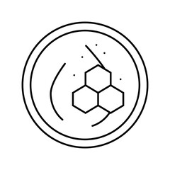 Obraz premium clean formula label product caution line icon vector. clean formula label product caution sign. isolated contour symbol black illustration