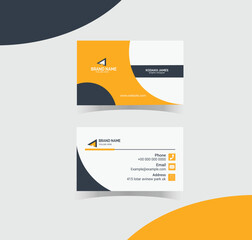 Creative business card template and name card. Horizontal and vertical layout.Graphic and vector design . contact info card, id card .professional simple identity.