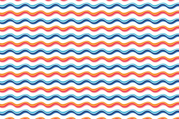Vibrant Wavy Line Pattern Background with Bold and Colorful Abstract Design
