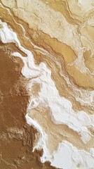 Obraz premium Smooth grainy background in deep amber and sandy beige shades, soft earthy colors offering warmth and natural texture, creating an inviting atmosphere