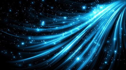 Obraz premium Abstract Blue Gradient Background Luxury Dark Texture Wallpaper