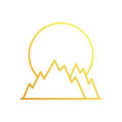 Mountain vector icon