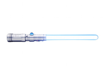 Epic lightsaber duel scene galaxy far away digital art sci-fi heroic adventure, Transparent background.