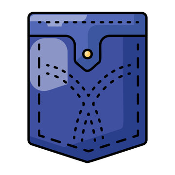 Pocket Square clip art preview