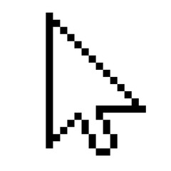 Cursor icon arrow flat style vector for design project