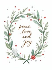 Elegant Christmas Card Design Featuring a Simple Tree Illustration. Christmas Background