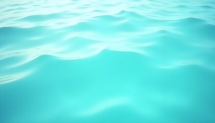 Fototapeta premium Clean Water Splash Blue Drop Creating Ripples and Bubbles with a Refreshing Liquid Effect