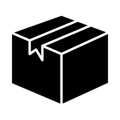 Shipping Box glyph icon