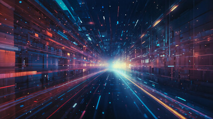 Fototapeta premium lights of fractal realms