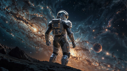Obraz premium astronaut in space