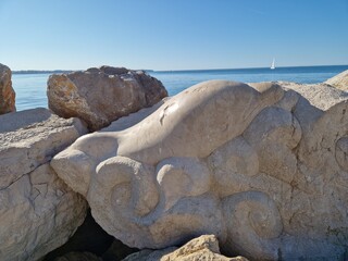Meerjungfrau in Piran