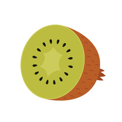Fototapeta premium Kiwi vector on white background. kiwi symbol. logo design