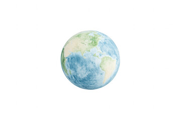 Fototapeta premium 3d visualization studio for global earth education and awareness, Transparent background.