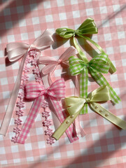 Cute Aesthetic Ribbons with Shadow