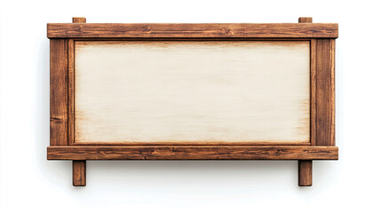 Isolated blank billboard on a plain white background.