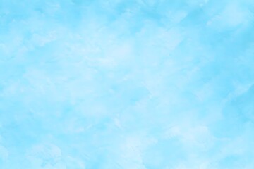 Obraz premium Abstract Blue Watercolor Square Stain Background - Hand-Painted Texture