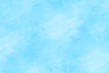 Abstract Blue Watercolor Square Stain Background - Hand-Painted Texture