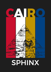 The Majestic Sphinx in Cairo, Egypt