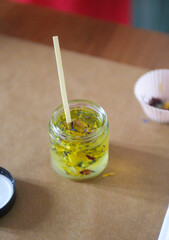 Set for crafting candle