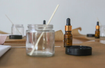 Set for crafting candle