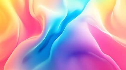 Obraz premium Abstract colorful background with soft, blurred colors and flowing lines.