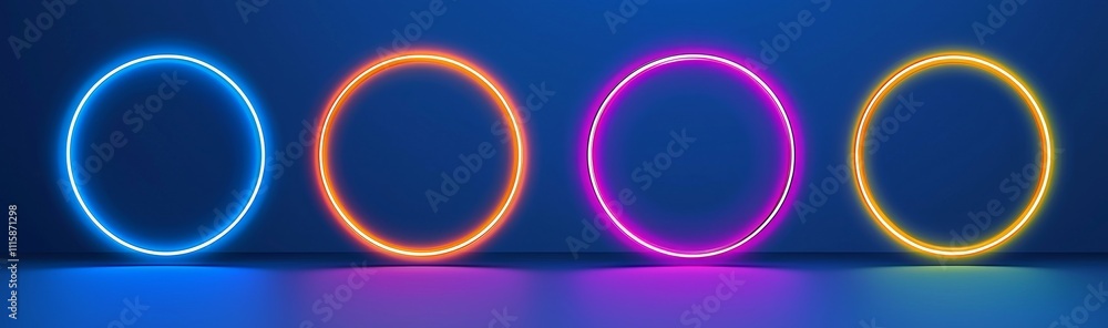 Poster 3d round swirl with gold speed spiral power element. strange multiverse teleport glow effect. abstra