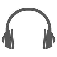 headset loudspeaker vector icon illustration white background