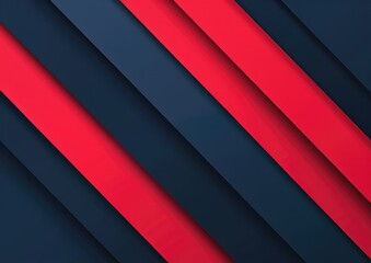 Obraz premium Abstract Diagonal Red and Dark Blue Stripes Design