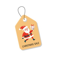 A banner with Christmas elements. The offer of Christmas and New Year discounts for the winter season.