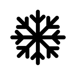 snowflake icon for graphic design