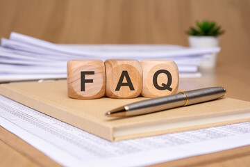 Frequently Asked Questions Section Displaying Essential Stationery Items and Supplies