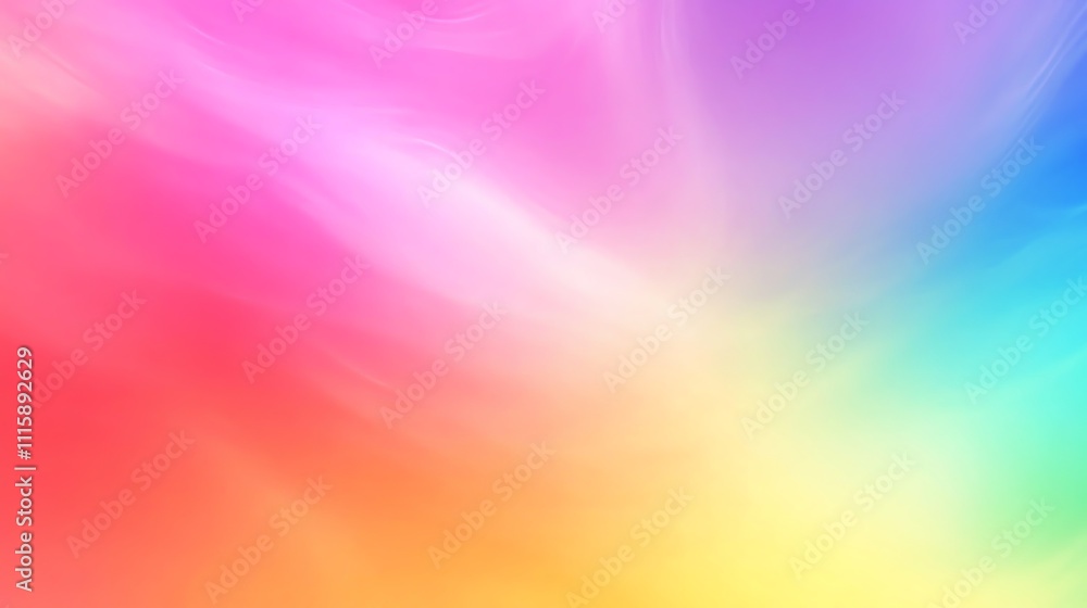 Poster abstract colorful background with smooth, flowing lines.