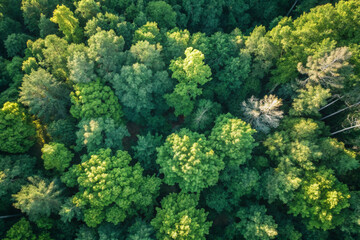 Lush Green Forest Canopy