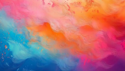 Fototapeta premium グラデーションとカラーのスプラッシュgradient and color splash
