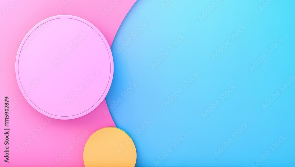 Aufkleber a lively abstract gradient background featuring soft colors seamlessly blending together.