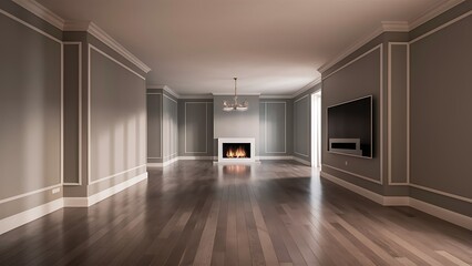 Obraz premium room with a window