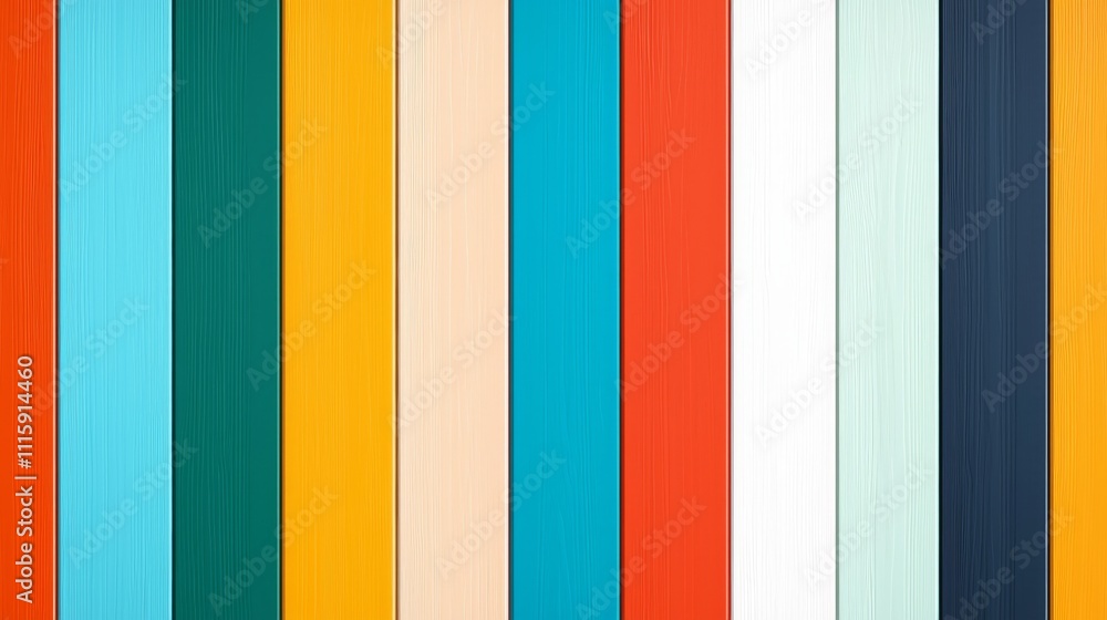 Poster a pattern of vertical lines in warm colors and neutral tones.