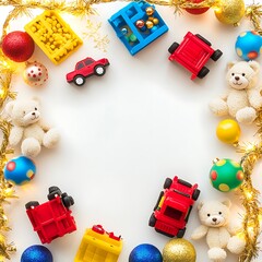 Festive Christmas Themed Café with Decorations and Holiday Atmosphere