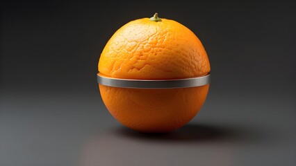 Isolated orange 