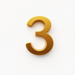 Fototapeta premium number 33 isolated on white background