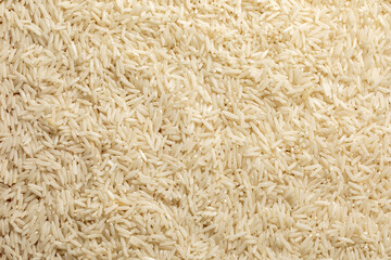 Close-up detail of basmati rice 