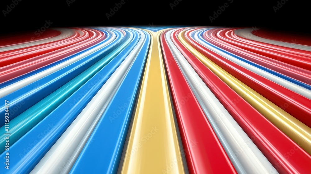 Poster abstract colorful stripes background technology design data network speed innovation