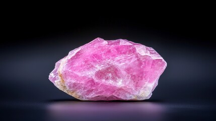 Pink Quartz Crystal  Raw Gemstone  Natural Mineral  Rough Stone  Polished Rock  Spiritual