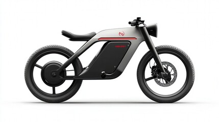 Obraz premium An electric bike with a fast-charging battery, reducing downtime and getting you back on the road quickly