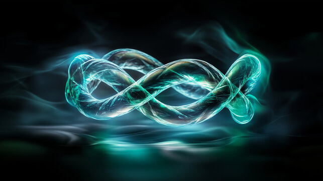 Hyper-realistic macro depiction of plasmid DNA with tightly coiled molecular structures