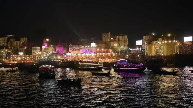 Dev Diwali Celebrations in Varanasi, India