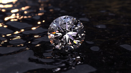 Fototapeta premium April's birthstone: diamond