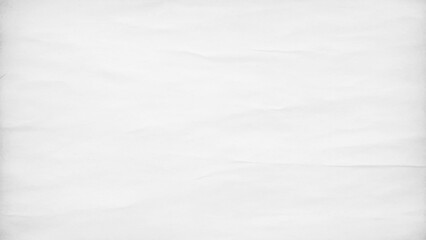 Obraz premium Clean white paper, wrinkled, abstract background. White crumpled paper texture background seamless pattern. White crumpled paper, recycle paper texture, copy space for text.