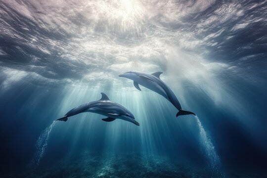 ITALIA-ACQUARIO-GENOVA. Beautiful simple AI generated image